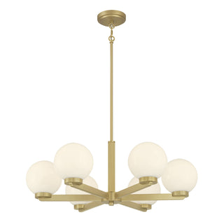 Millennium - 97106-VB - Six Light Chandelier - Ardeva - Vintage Brass