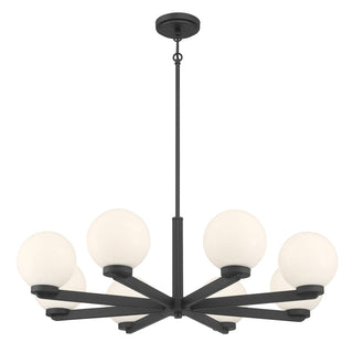 Millennium - 97108-MB - Eight Light Chandelier - Ardeva - Matte Black
