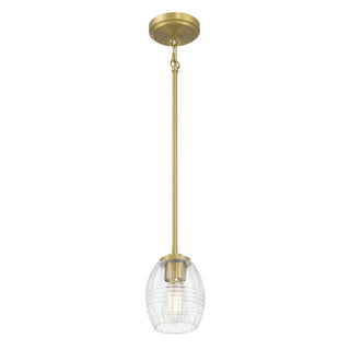 Millennium - 9981-VB - One Light Mini Pendant - Miravelle - Vintage Brass