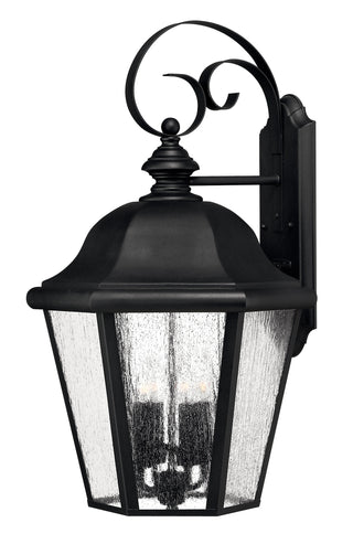 Edgewater Large Wall Mount Lantern in Black