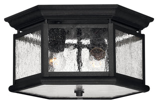 Edgewater Small Flush Mount in Black
