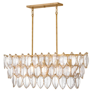 Fredrick Ramond - FR32605DA - LED Linear Pendant - Amira - Distressed Brass
