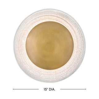Haven LED Wall Sconce in Heritage Brass