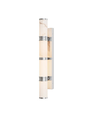 Currey and Company - 5800-0080 - LED Wall Sconce - Brenham - Natural/Nickel