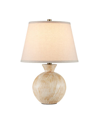 Currey and Company - 6000-1052 - One Light Table Lamp - Brushmark - Beige