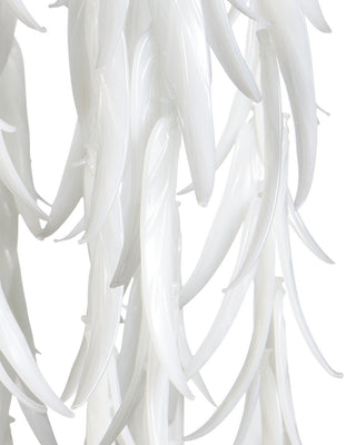 Glen Arbor One Light Pendant in White/Contemporary Silver Leaf/Contemporary Silver