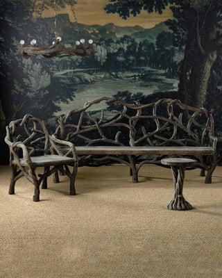Dunmore Eight Light Chandelier in Charbon de Bois