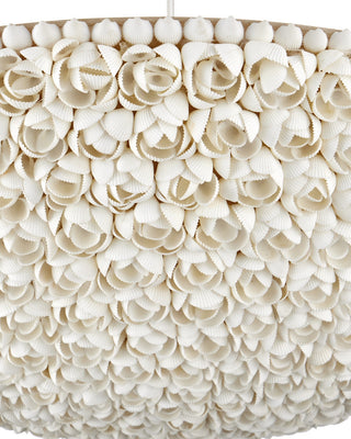 Virtu LED Chandelier in Natural/Pearlized White