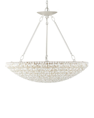 Virtu LED Chandelier in Natural/Pearlized White