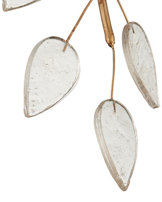 Banyan One Light Pendant in Antique Brass/Clear