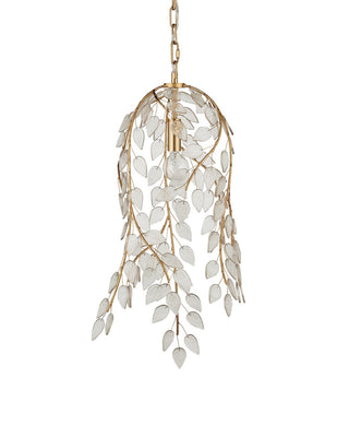 Banyan One Light Pendant in Antique Brass/Clear
