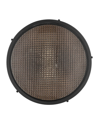 Seafarer One Light Pendant in Matte Black/Clear