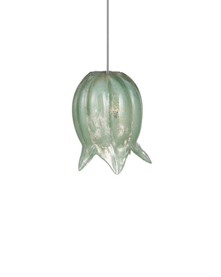 Polpo 15 Light Pendant in Green/Silver