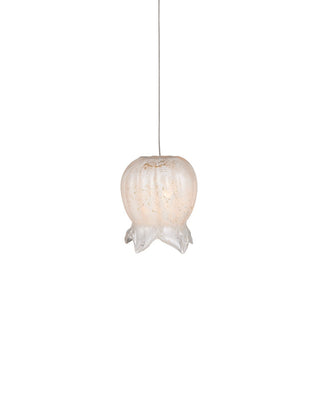 Currey and Company - 9000-1403 - One Light Pendant - Polpo - White/Silver