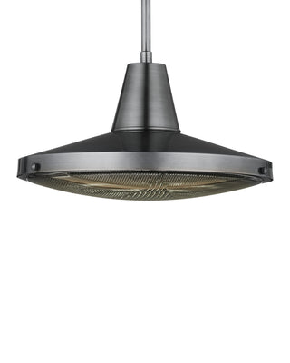 Mariner One Light Pendant in Antique Silver/Clear