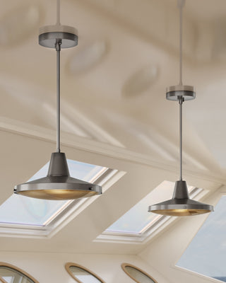 Mariner One Light Pendant in Antique Silver/Clear