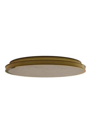 Aydan LED Flush Mount in Natural/Polished Antique Brass