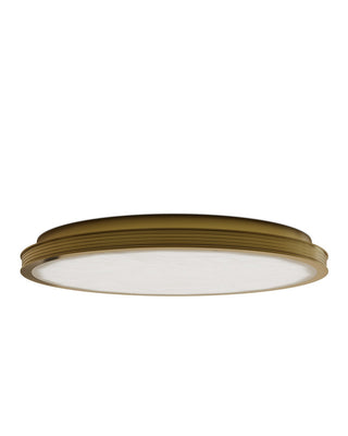 Currey and Company - 9999-0084 - LED Flush Mount - Aydan - Natural/Polished Antique Brass