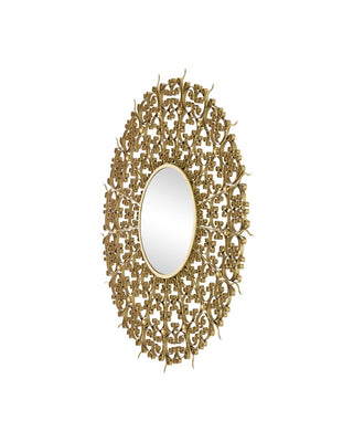 Levain Mirror in Gold Leaf