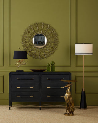 Levain Mirror in Gold Leaf