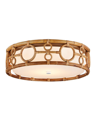 Currey and Company - 9999-0081 - LED Flush Mount - Tegal - Natural/Khaki/White