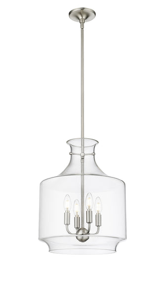 Mahannah 4-Light Pendant Light Brushed Nickel