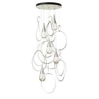 Hubbardton Forge - 131161-SKT-STND-85-ZM0873 - Lyric 5-Light Round Pendant - Lyric - Sterling