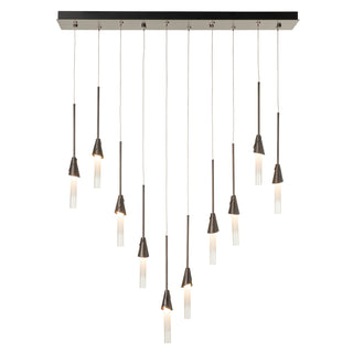 Hubbardton Forge - 131165-SKT-STND-07-WC0821 - Lilium 10-Light Linear Pendant - Lilium - Dark Smoke