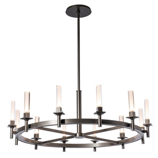 Hubbardton Forge - 131622-SKT-MULT-07-FD0886 - Windsor 12-Light Chandelier - Windsor - Dark Smoke