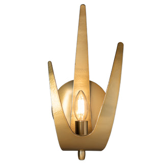 Hubbardton Forge - 204072-SKT-RGT-86 - Caribou 1-Light Sconce - Caribou - Modern Brass