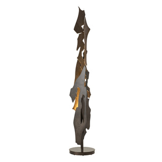 Hubbardton Forge - 241205-SKT-07 - Lattice Torchiere - Fracture - Dark Smoke