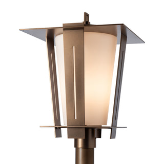 Hubbardton Forge - 342026-SKT-75-GG0884 - Linea Outdoor Lantern Post Light - Linea - Coastal Bronze