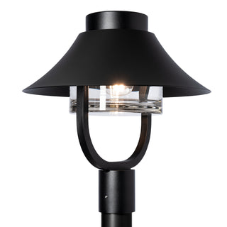 Hubbardton Forge - 342031-SKT-80-ZM0872 - Stowe Outdoor Lantern Post Light - Stowe - Coastal Black