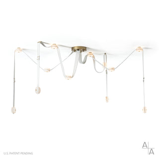 Hubbardton Forge - 401316-LED-STND-86-LW-AR - Snaps Large LED Pendant - Snaps - Modern Brass