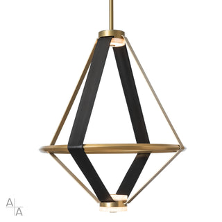 Hubbardton Forge - 401321-LED-MULT-86-LK-AR - Aspen Large LED Lantern - Aspen - Modern Brass
