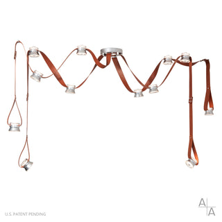 Hubbardton Forge - 401322-LED-STND-85-LC - SNAPS Large LED Pendant w/Metal Cones - Snaps - Sterling