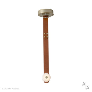Hubbardton Forge - 401850-LED-STND-86-LC-AR - Snaps Small LED Pendant - Snaps - Modern Brass