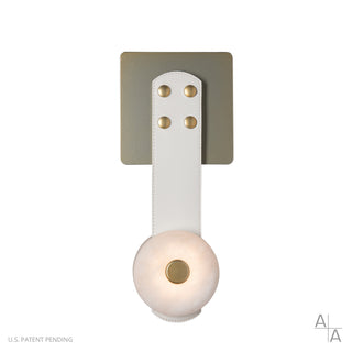 Hubbardton Forge - 402031-LED-86-LW-AR - Snaps LED Sconce - Snaps - Modern Brass