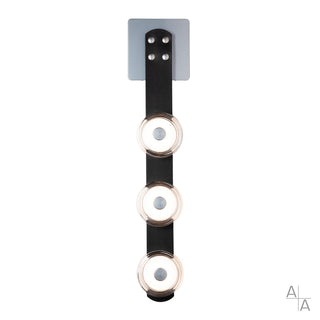 Hubbardton Forge - 402032-LED-85-LK-PG - SNAPS 3-Light Sconce - Snaps - Sterling