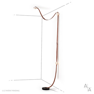 Hubbardton Forge - 402801-LED-STND-10-LC-AR - Snaps Floor-to-Ceiling Plug-in LED Lamp - Snaps - Black