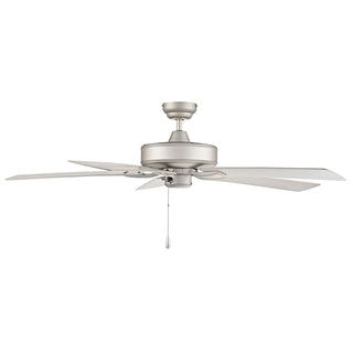RP Lighting + Fans - 1017W-BP-BP - 52" Ceiling Fan - Velbreeze - Brushed Pewter