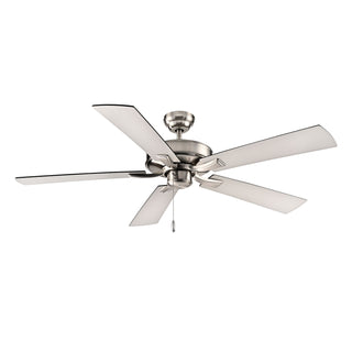 RP Lighting + Fans - 1031BN-BN - 52" Ceiling Fan - Brisden - Brushed Nickel