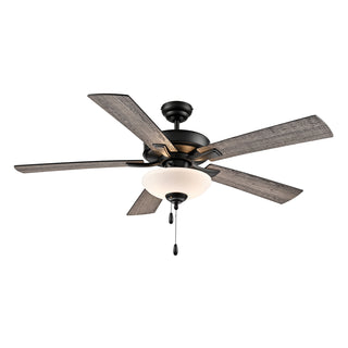 RP Lighting + Fans - 1058MBK-MBK-L - 52" Ceiling Fan - Galeson - Matte Black