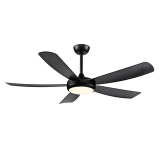 Millennium - 1010WLED-MBK-MBK - 52" Ceiling Fan - Airstra - Matte Black