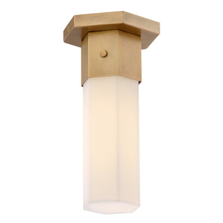 Hinkley - 46992HB - LED Flush Mount - Facet - Heritage Brass