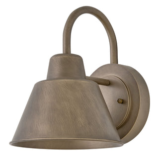 Wes LED Gooseneck Barn Light in Burnished Bronze