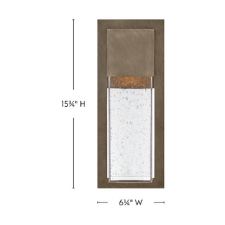 Alex LED Wall Mount in Burnished Bronze