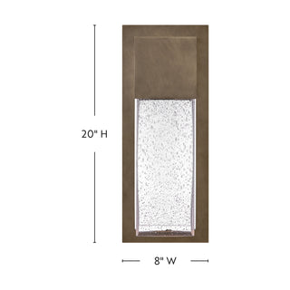Alex LED Wall Mount in Burnished Bronze