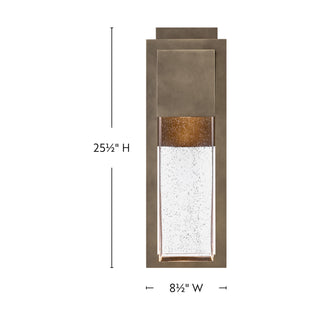 Alex LED Wall Mount in Burnished Bronze