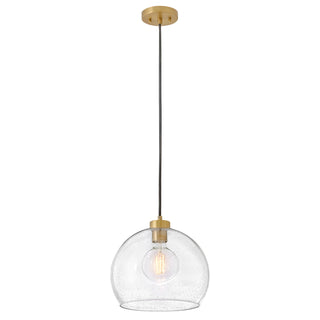 Rumi LED Pendant in Lacquered Brass